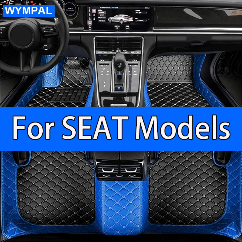 Car Floor Mats For SEAT Ateca Arona ibiza Leon Toledo Leon ST CUPRA Alhambra Exeo Car Accessories