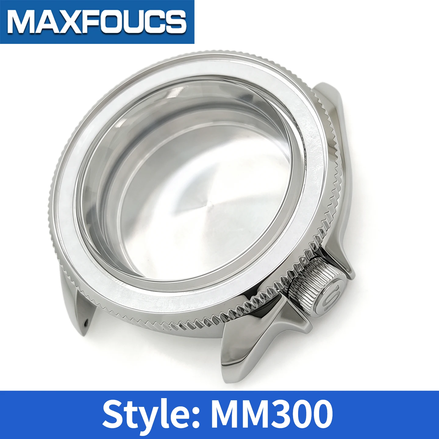 Sea Master/Turbine/Prospex/MM300 Glänzend Silbernes Uhrengehäuse für SKX SKX007 NH35 4R36 4-Uhr-Position MOD Stahl Uhrengehäuse Teile Maßanfertigung – Detail 18