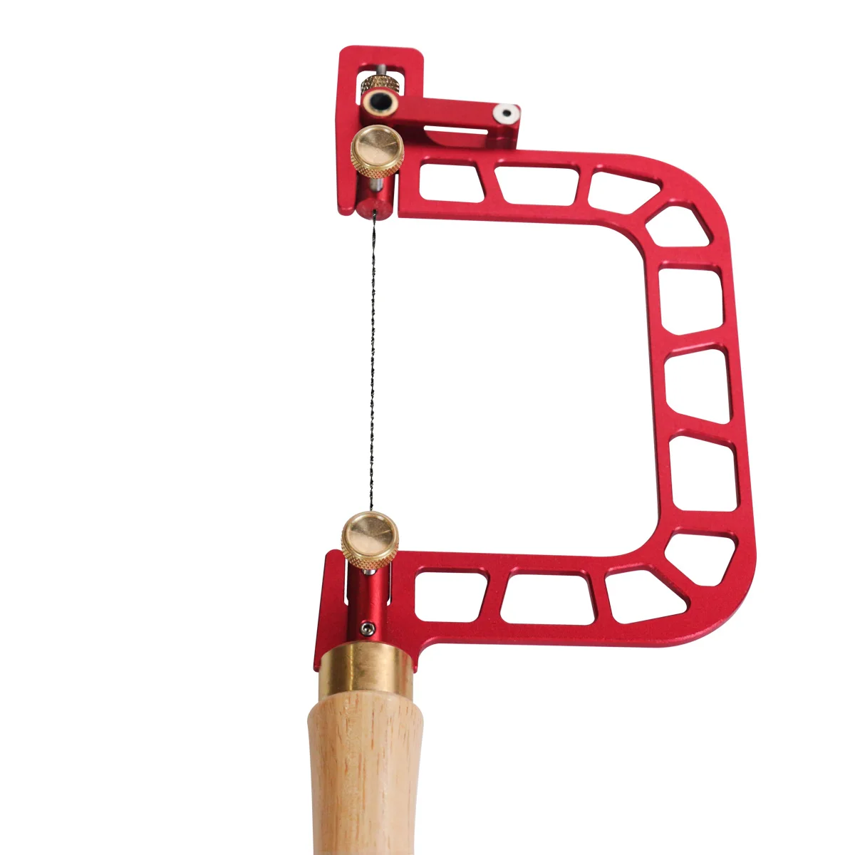 Lagerkreissäge, Rahmen aus Aluminiumlegierung, Bundsäge mit Diamantdraht-Stichsägen für Jadestein, Keramik, Glas, Holz, Metall, präzises Schneiden – Detail 8