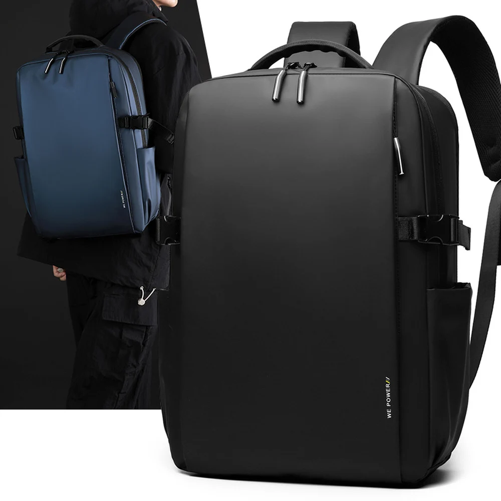 CFUN YA Nylon Laptop Backpack with Smooth Front Side Pockets Adjustable Shoulder Straps and Carry Handle for Work Travel