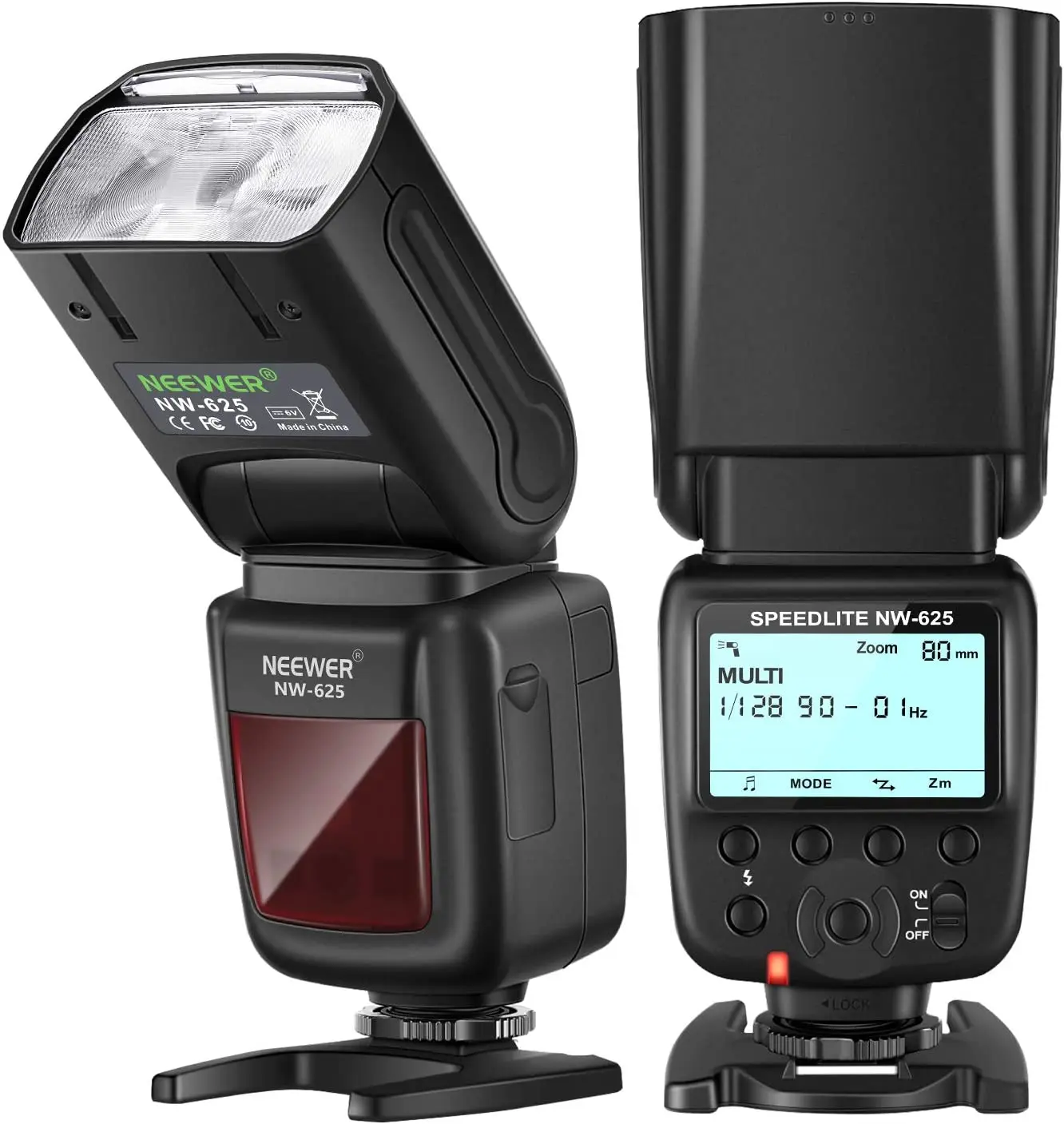 

Neewer NW625 GN54 Speedlite Flash for Canon Nikon Panasonic Olympus Pentax Fujifilm DSLRs and Sony with Mi Hot Shoe like a9 a7