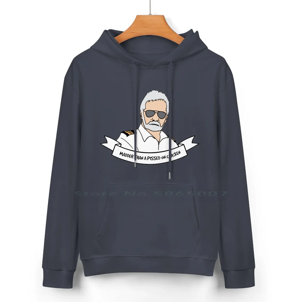 Captain Lee Below Deck Pure Cotton Hoodie Sweater 24 Colors Cap Lee Below Deck Season 6 Captain Lee 100% Cotton Hooded