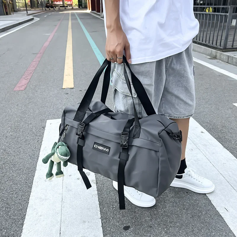 Designer Street Trend Men Women Unisex Large Capacity Travel Bag Oxford Shoulder Outdoor Tote Weekend Waterproof Sport Gym bolso