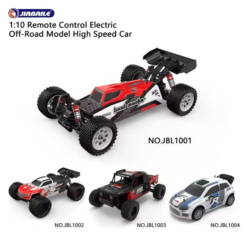 

Jbl1001-1004 1:10 4wd Радиоуправляемый автомобиль 2,4 г 70 км/ч Электрический высокоскоростной внедорожник Внедорожный дрифт с дистанционным управлением Игрушки