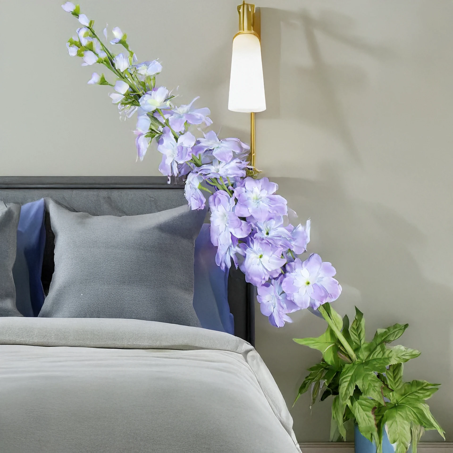 45-Zoll-Delphinium-Kunstseide – Photography Hotel Bewertung und Preis