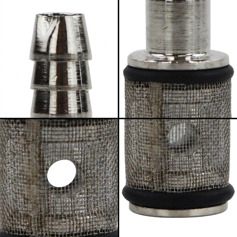 Cleaning Machine Accessory Inlet Pipe Filter for Foam Sprayers Featuring Stainless Steel Mesh to Remove Debris from Water Flow