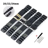 ND Limits Diver Silicone Rubber Strap 20mm 22mm 24mm Watch Band for Citizen for Seiko for Water Ghost for Promaster Diving Belt