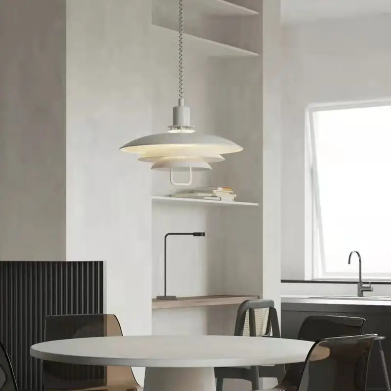 Restaurant Lifting Chandelier Flying Saucer Pull Retractable Modern Simple Lighting Table Creative Dining Room Bar Study