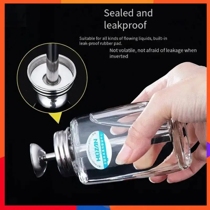 

Alcohol Bottle Empty Nail Polish Remover Bottle Liquid Alcohol Portable Dispenser Container Press Pump Refillable Sample Bottles