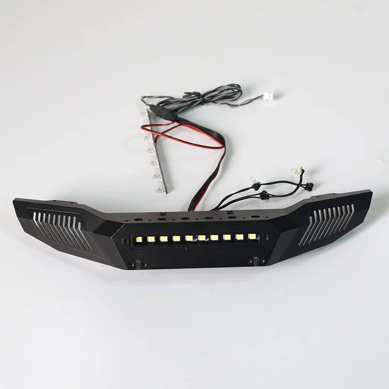 JDMODEL #0100108 Aluminum E-Type Front Bumper with Mesh Guard for 1/10 RC Crawler Pickup Truck Desert Runner F150 SCX10 TRX4
