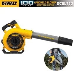 DEWALT DCBL770 20V XR Cordless Brushless Air Blower Vacuum Cleaner for Dust Blowing Dust Garden Cleaning Collector DCBL770B