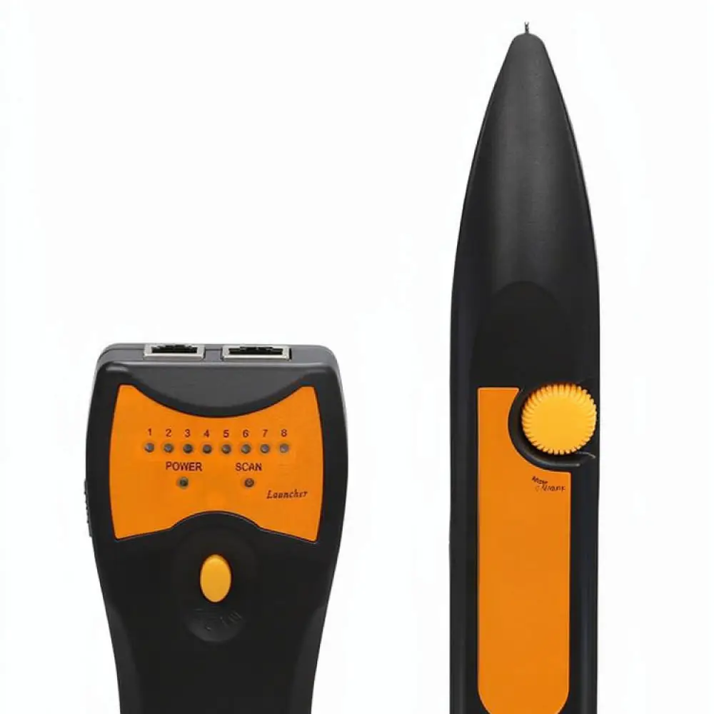 For TM 8 Ethernet Cable Tester Network Wire Tracker Professional Telephone Line Detector Continuity Scanning Diagnostic Tool