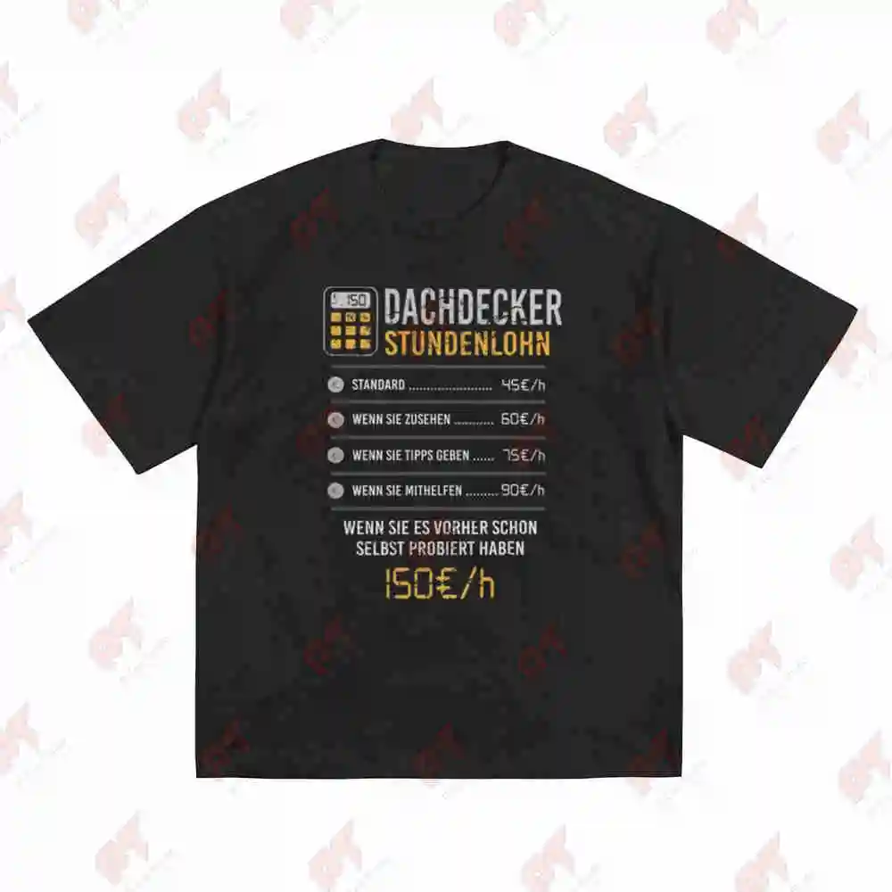 Roofer Hourly Wage Funny Sayings Short Sleeve Tee 100% Cotton T-Shirt