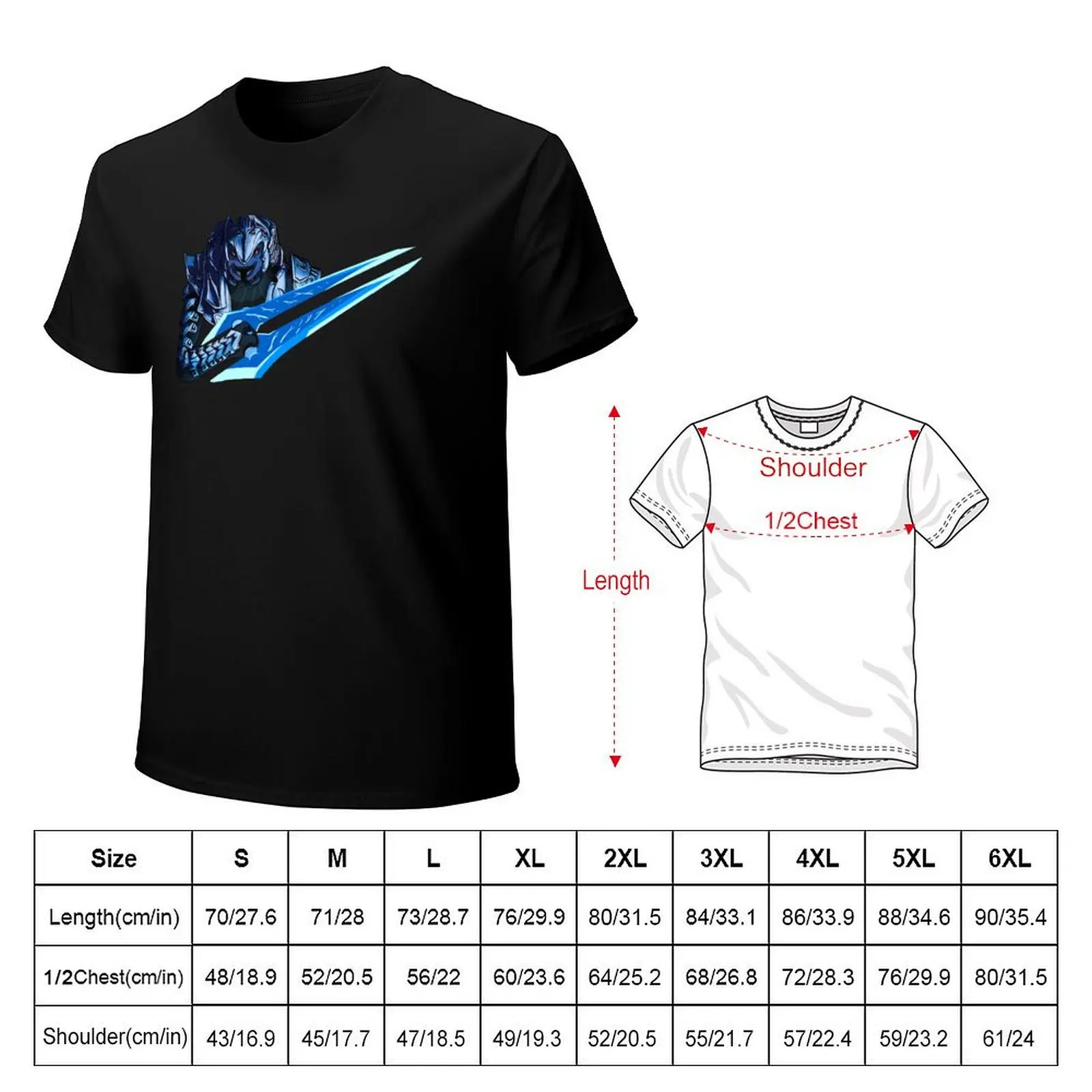 Arbiter with Energy Sword T-Shirt t shirts for man graphic funny T-Shirt