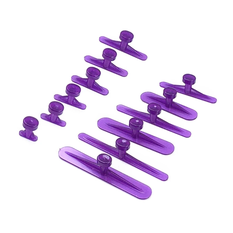 12 قطعة علامات التبويب ساحبات بدون طلاء دنت إصلاح علامات التبويب الغراء سحب علامات التبويب عدة ل دنت صغيرة مجموعة إزالة دنت السيارة