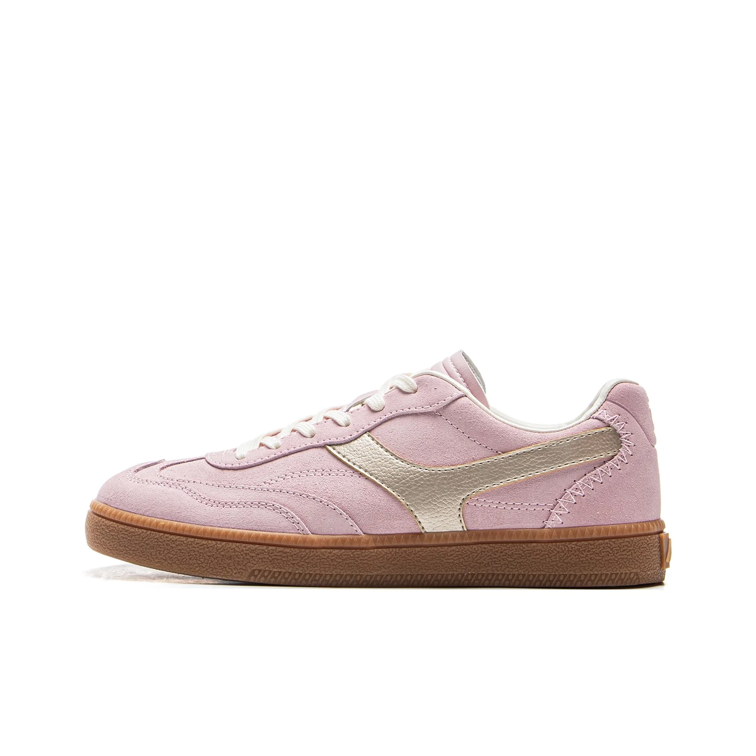 Li Ning Yunchuan Abrasion Resistant, Lightweight, Balanced Low top German Army Trainers Women's Sheer Pink AGCV100-3