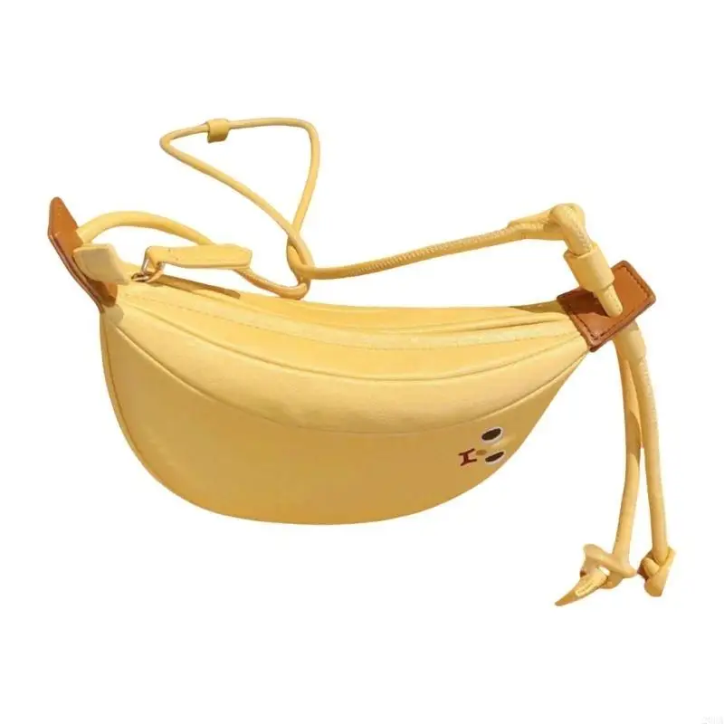 

Creative Banana Shaped Handbag for Women and Girls Stylish and Fashionable Crossbody Shoulder Bags for Daily Travel 20CA