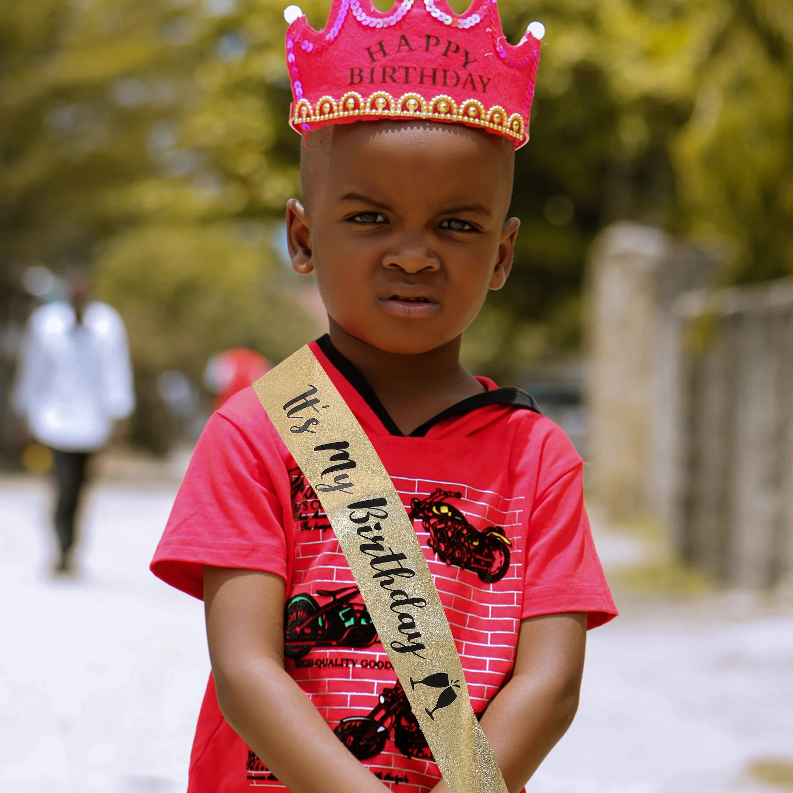 

1 pc Sash Glitter Cloth Shiny Shoulder Belt For Women Party Favor Birthday Gift Birthday Gift Party Supplies