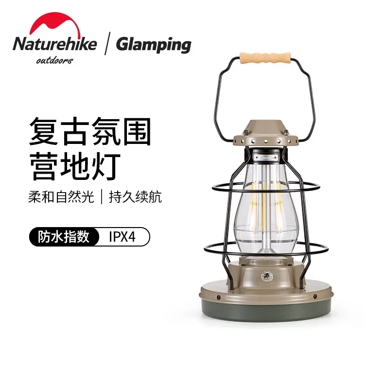 

Naturehike Outdoor Camping Ambience Light Charging Long Endurance Portable Tent Retro Campsite Lamp Star Track