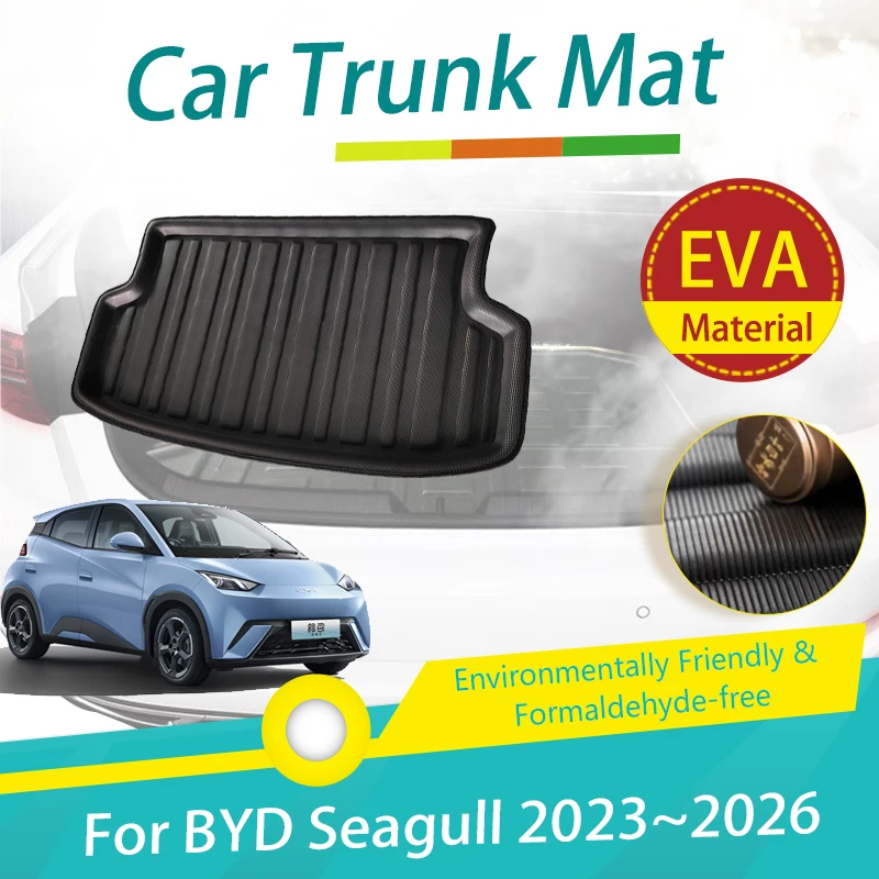 

Car Rear Trunk Mats For BYD Seagull Dolphin Mini 2023 2024 2025 2026 Anti-dirty Boot Carpet Cargo Suitcase Rug Auto Accessories