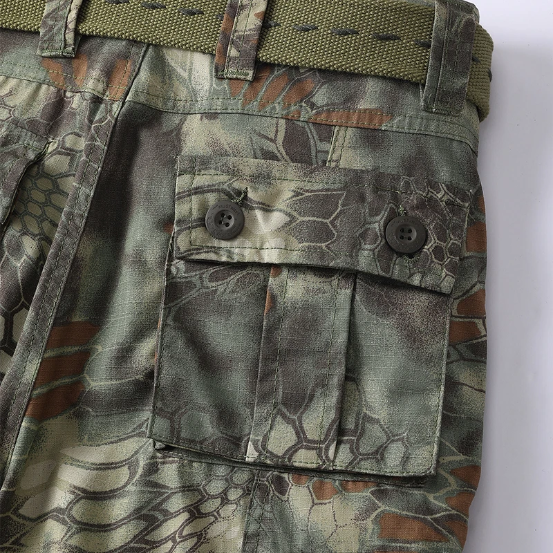 Männer Kampf Hosen Mit Knie Pads Taktische Cargo Sport Hosen Camouflage Multicam Trekking Jagd Kleidung (Nicht gürtel)