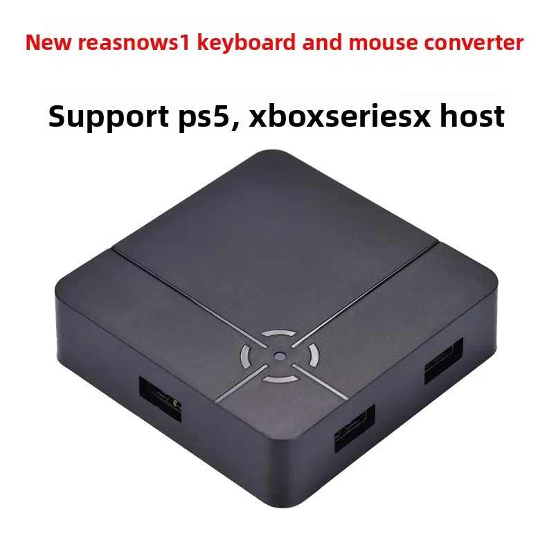 ReaSnow S1 Keyboard Mouse Converter, Custom Key‑Mapping Game Adapter Compatible with PS5 PS4 Xbox Series X Switch PC Game Consol