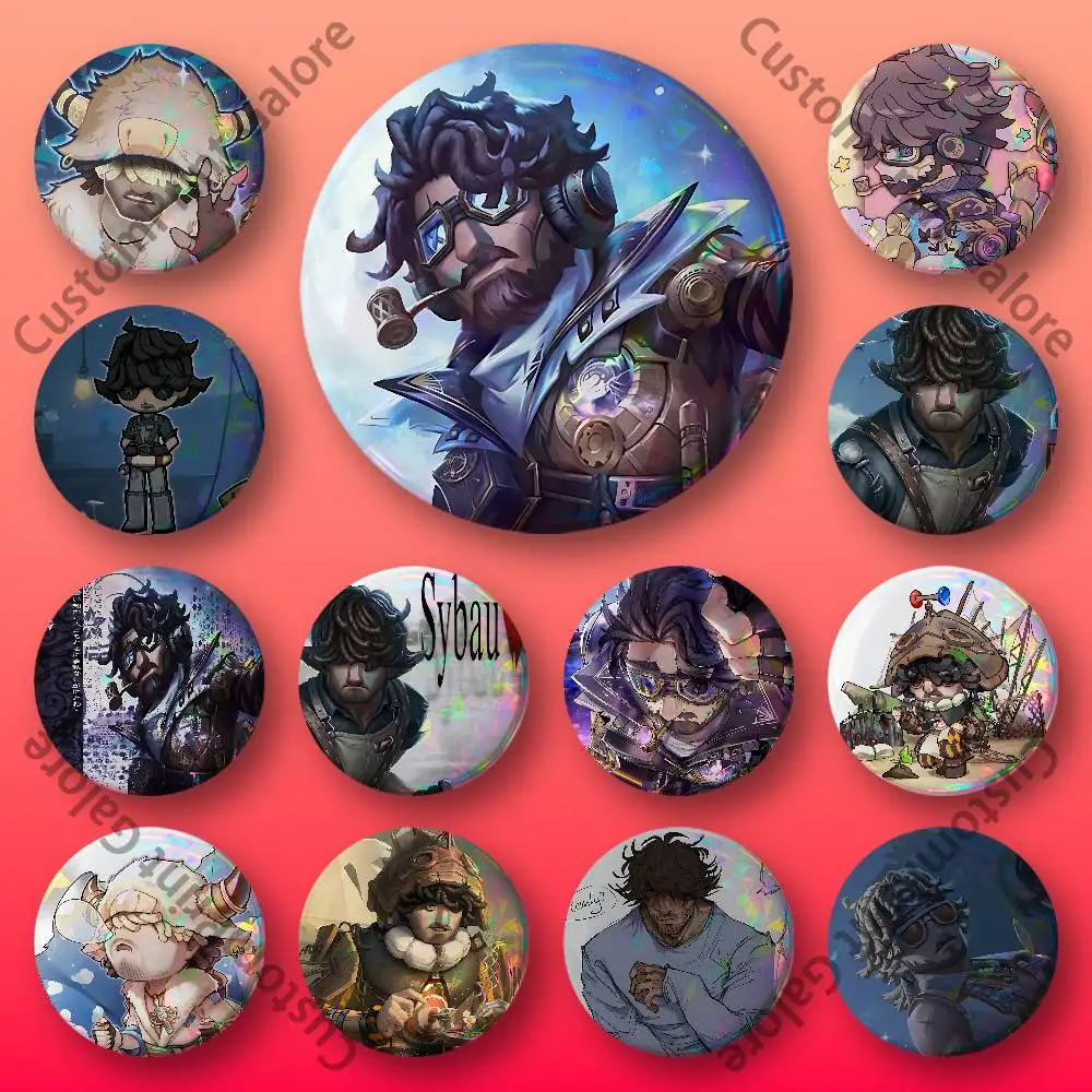 

Aeroplanist Idv Laser Film Badge Tinplate Brooch Lapel Pin HD Print Badge for Decoration DIY Accessories Gift