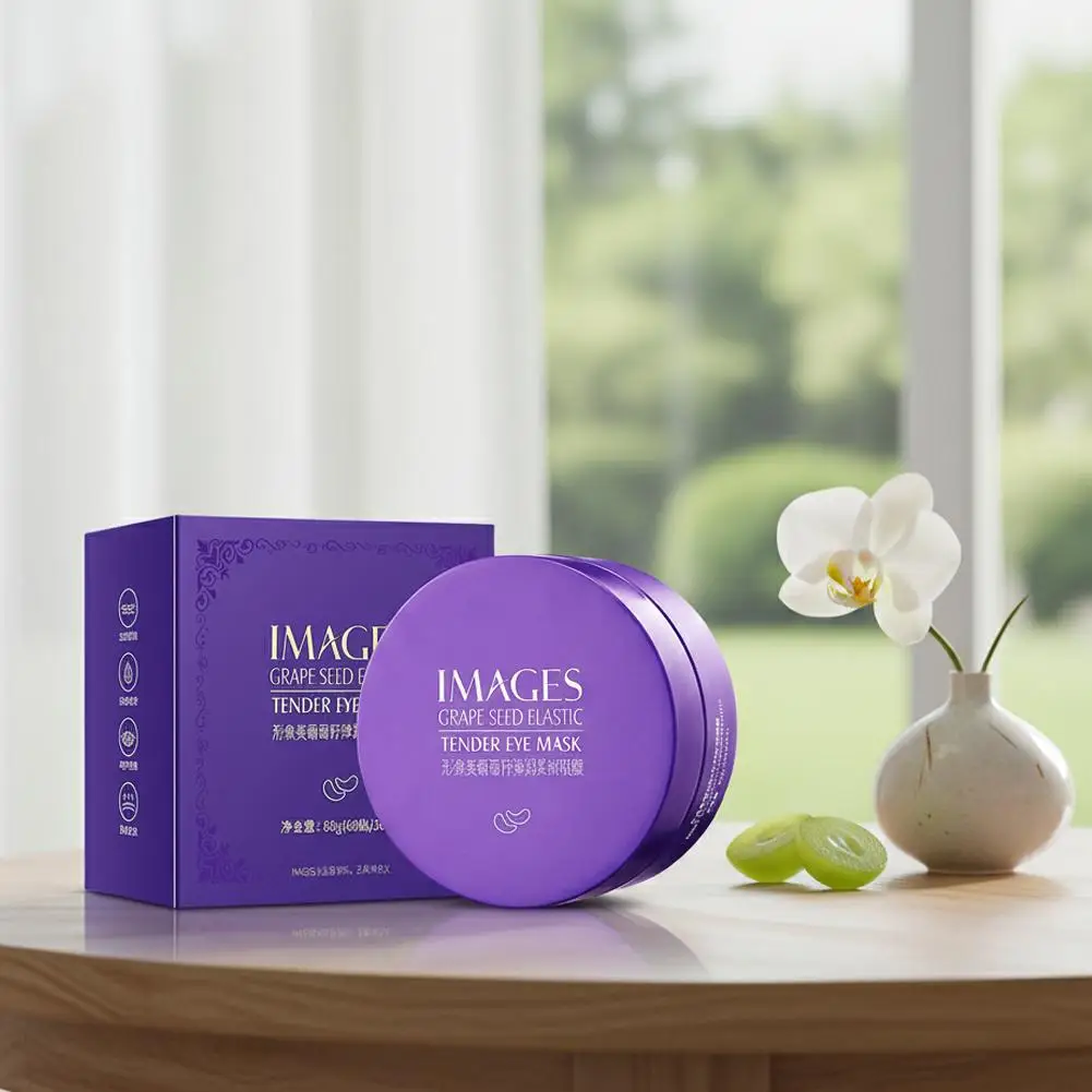 IMAGES Grape Seed Elastic Tender Eye Masks Multi-Effect Nourishing And Moisturizing Eye Patch For Hydrating The Eye Area 1 S2T0