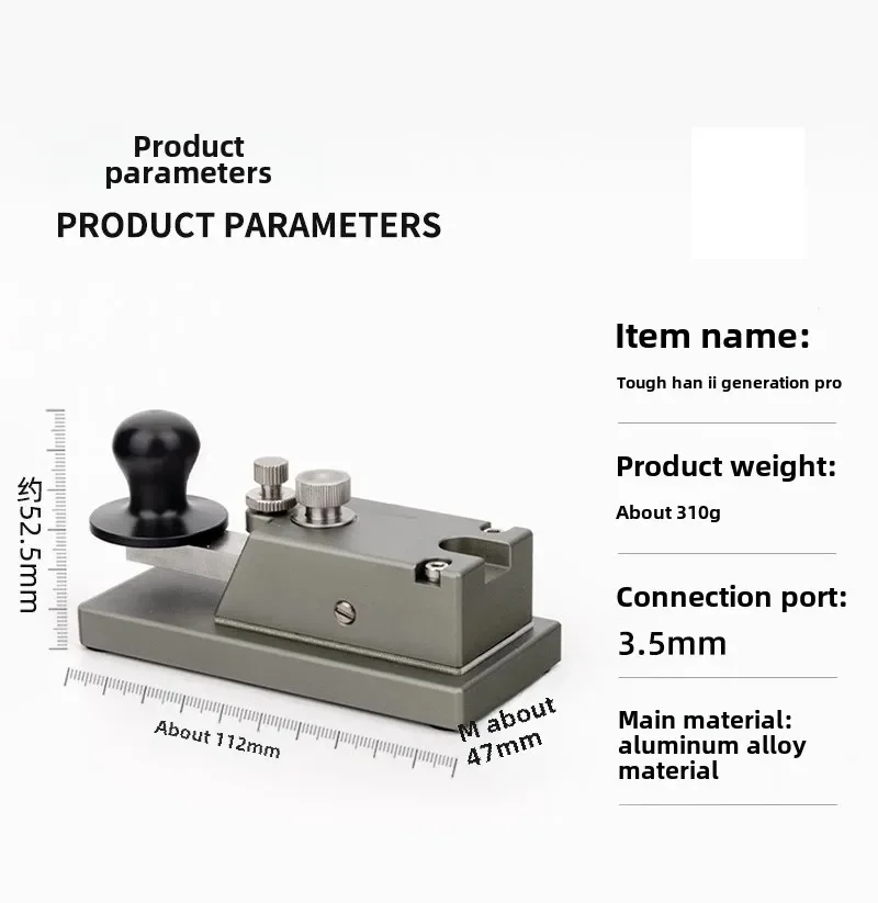 CCZ 711 PRO مفتاح كهربائي مغناطيسي ردود الفعل انتعاش قوة السندات المباشرة CW مورس مفتاح صغير 3.5 مللي متر منفذ الصوت سبائك الألومنيوم #5