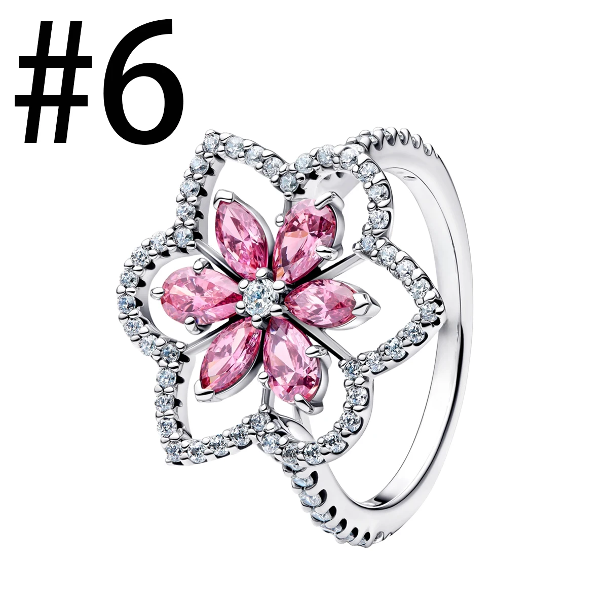 Nieuwe 925 Sterling Zilver Vierklaverblad Bloem Oor Stud Ring Hanger Kraal geschikt voor DIY Dames Armbanden Kettingen Sieraden Cadeaus