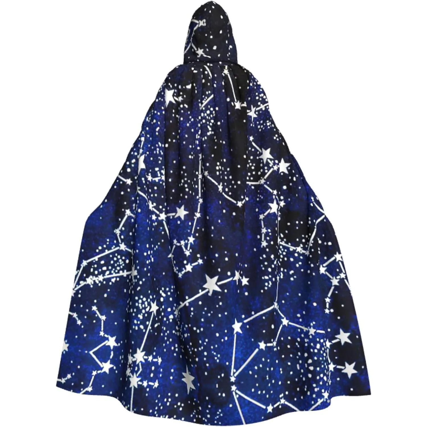 

Светящийся в темноте принт унисекс для взрослых плащ ведьмы накидка с капюшоном Хэллоуин Рождественский костюм косплей вечерние плащ