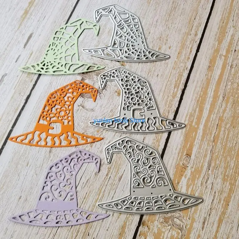 

50LB Witch Hat Cutting Dies Embossing Stencils Template Crafts Mold DIY Scrapbooking