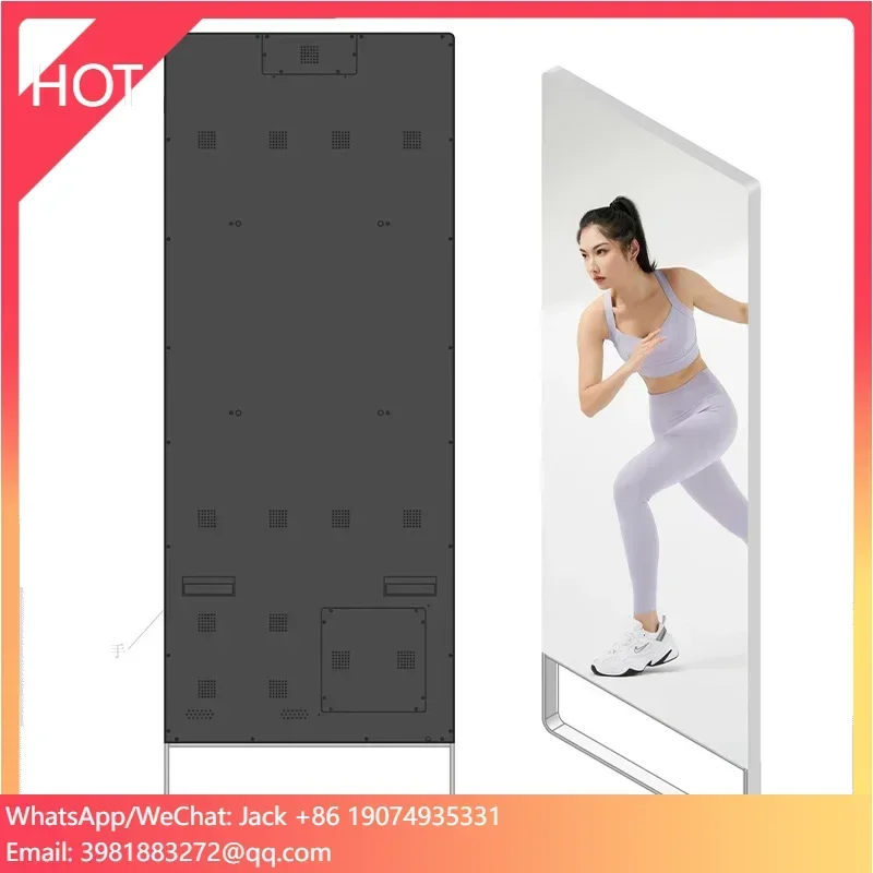 21.5/43 inch 50 inch HD multimedia intelligent fitness mirror advertising machine AI magic mirror fitness mirror indoor display