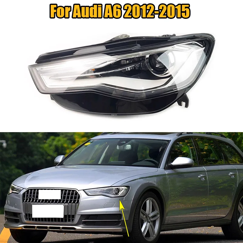

For Audi A6 C7 2012 2013 2014 2015 Headlights lighting Front Light system A6 Headl Lights High Quality