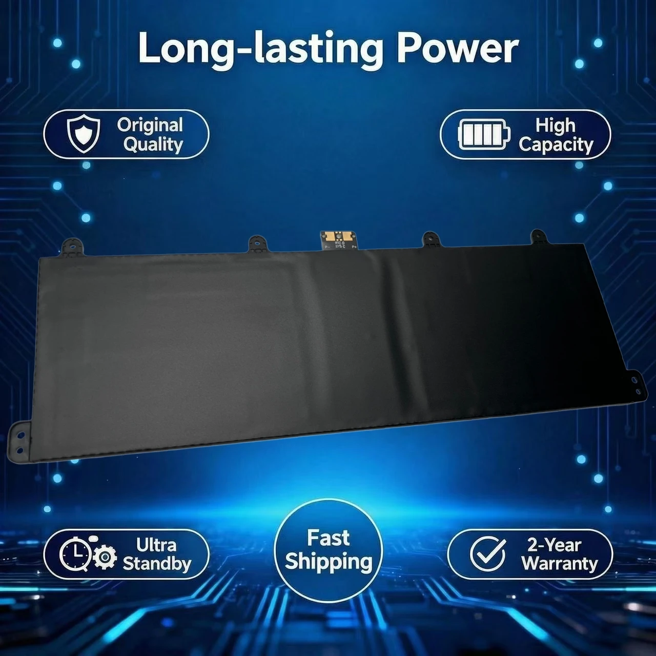 New 9F4FN 02VKW9 8PK6G 7.6V 40WH 5000mAh Laptop Battery For DELL Latitude 7320 2-in-1 2ICP4/79/112 DELL Inspiron 14 3420