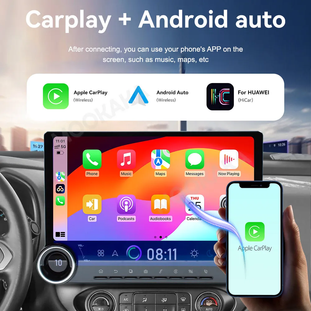 13.3 ''Android สําหรับ Chevrolet COLORADO 2015-2017 รถวิทยุเครื่องเล่นมัลติมีเดียออโต้สเตอริโอ CarPlay DSP GPS วิทยุระบบอัจฉริยะ