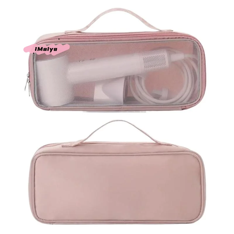 Picture 7: M-Hair Dryer Carrying Case Curling Iron Straightener Storage Case Large Capacity Clear Window Storage Bag Portable Travel Case