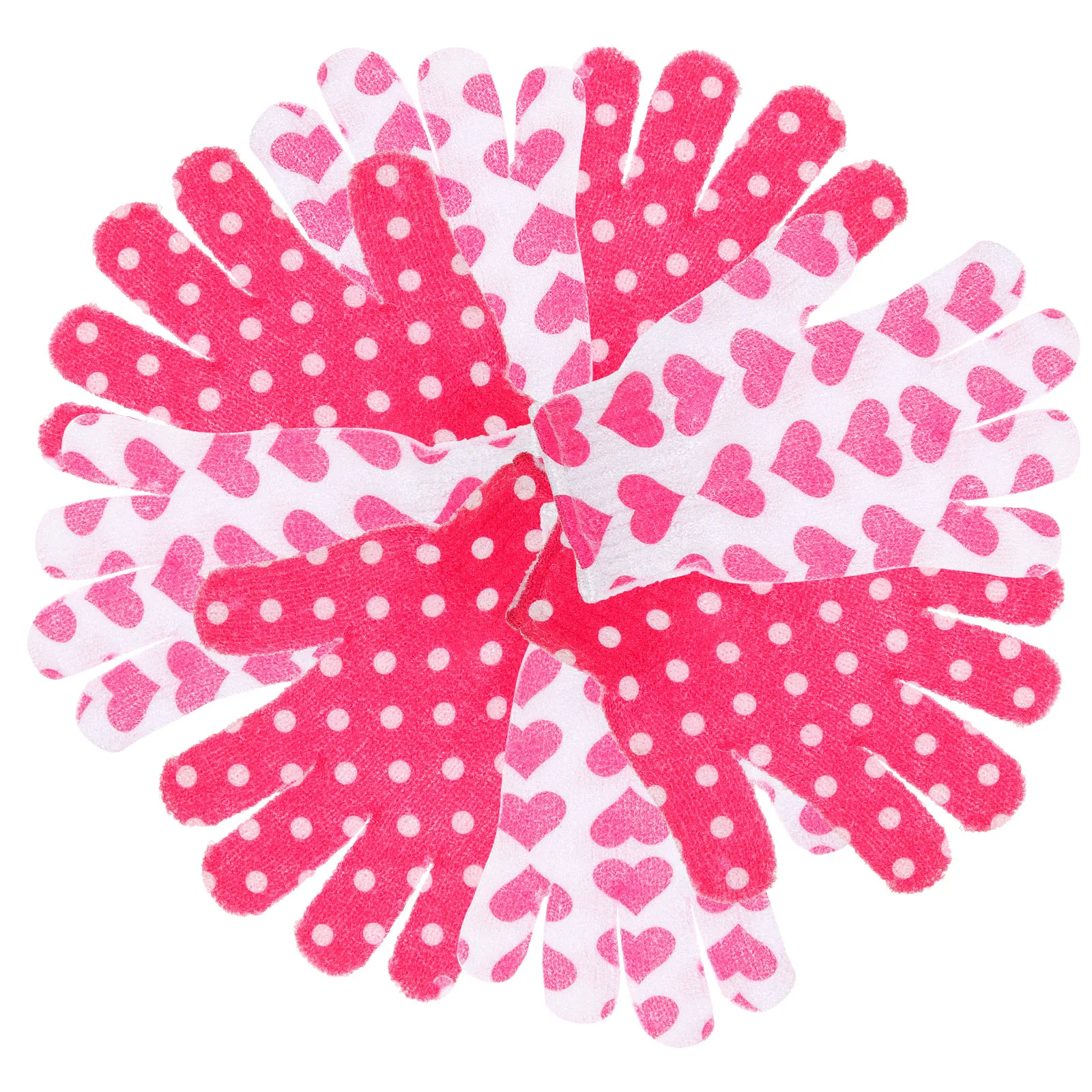 

10 Pcs Bath Gloves Bathing Exfoliating Take Nylon Child Washing Mitts for Shower