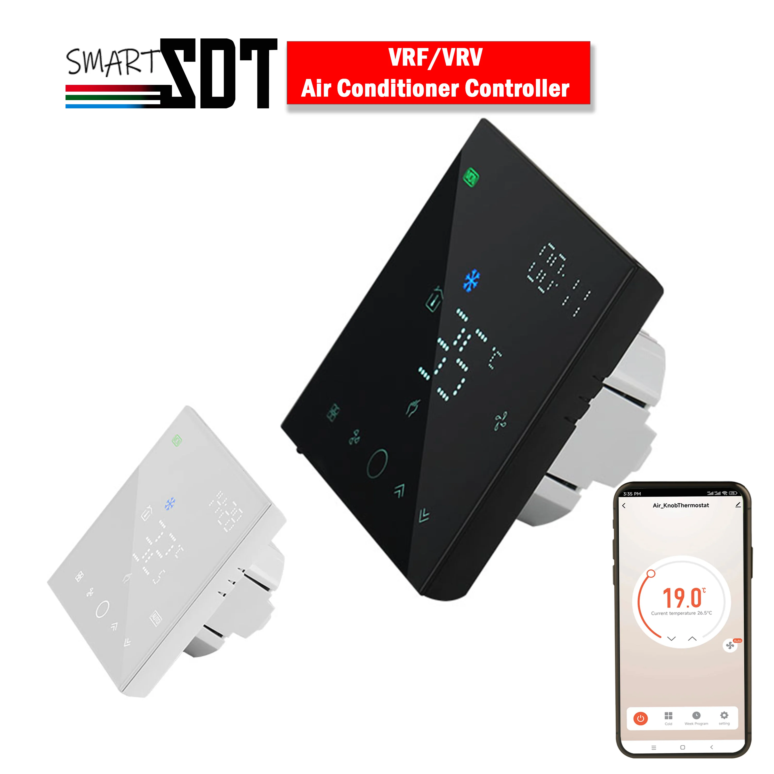 

Система кондиционирования воздуха Термостат ZIGBEE для VRF/VRV Быстрое охлаждение и обогрев с интеллектуальным управлением Замена традиционного оборудования