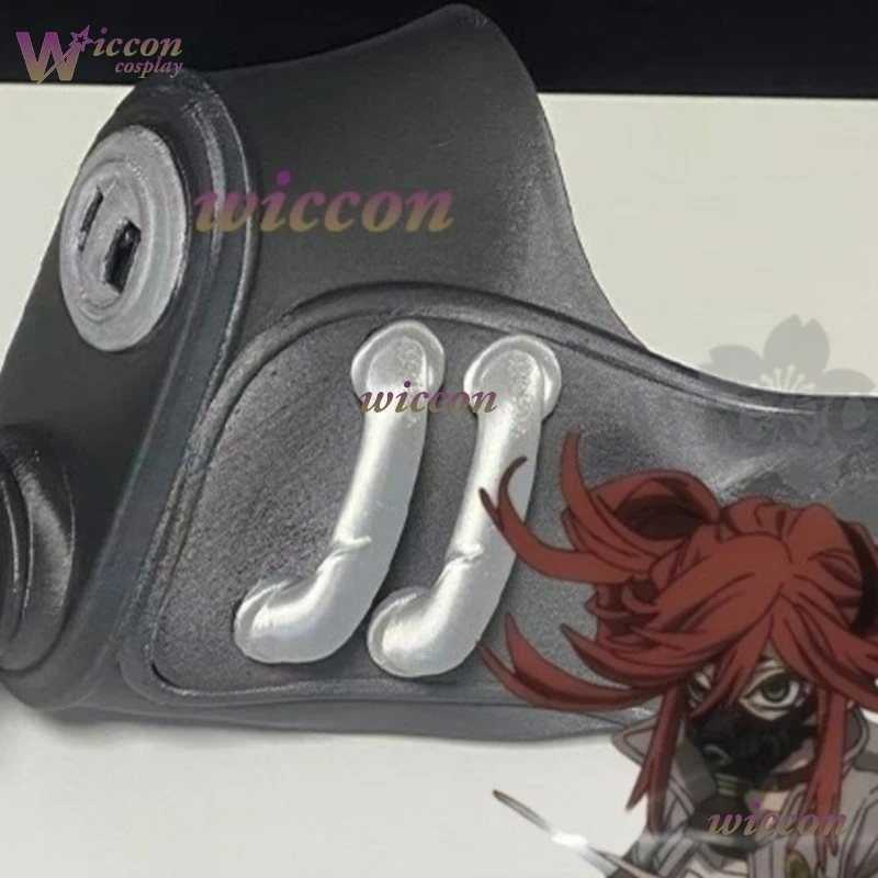 Uhaha Anime Gachiakuta Cosplay Riyo Reaper Rudo Surebrec Zanka Nijiku Accessories Punk 3D Polylactic Acid Half Mask Props Cos