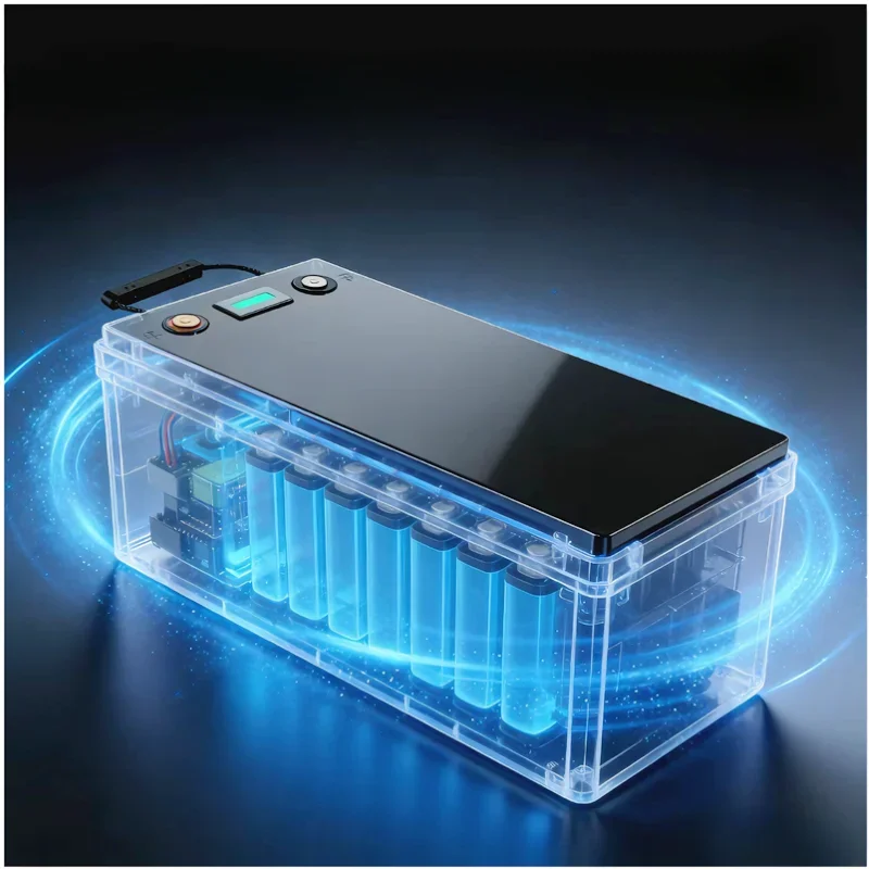 Waterproof 36V 200Ah Li-ion Battery (100A BMS) – For 3000W/1500W Scooter, E-Bike, Solar Energy & EV Applications | W/ 10A Charg