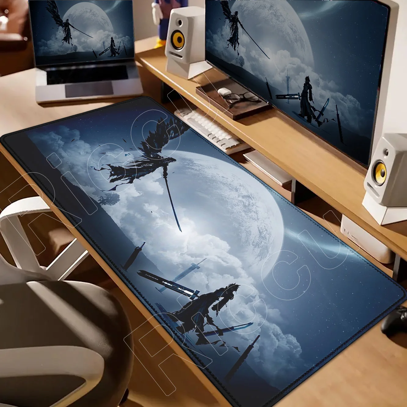 HD Printing F-Final Fantasy 7 Large Gaming Mouse Pad Computer Laptop Mousepad Keyboard Pads Desk Mat PC Game XXL Office Mausepad
