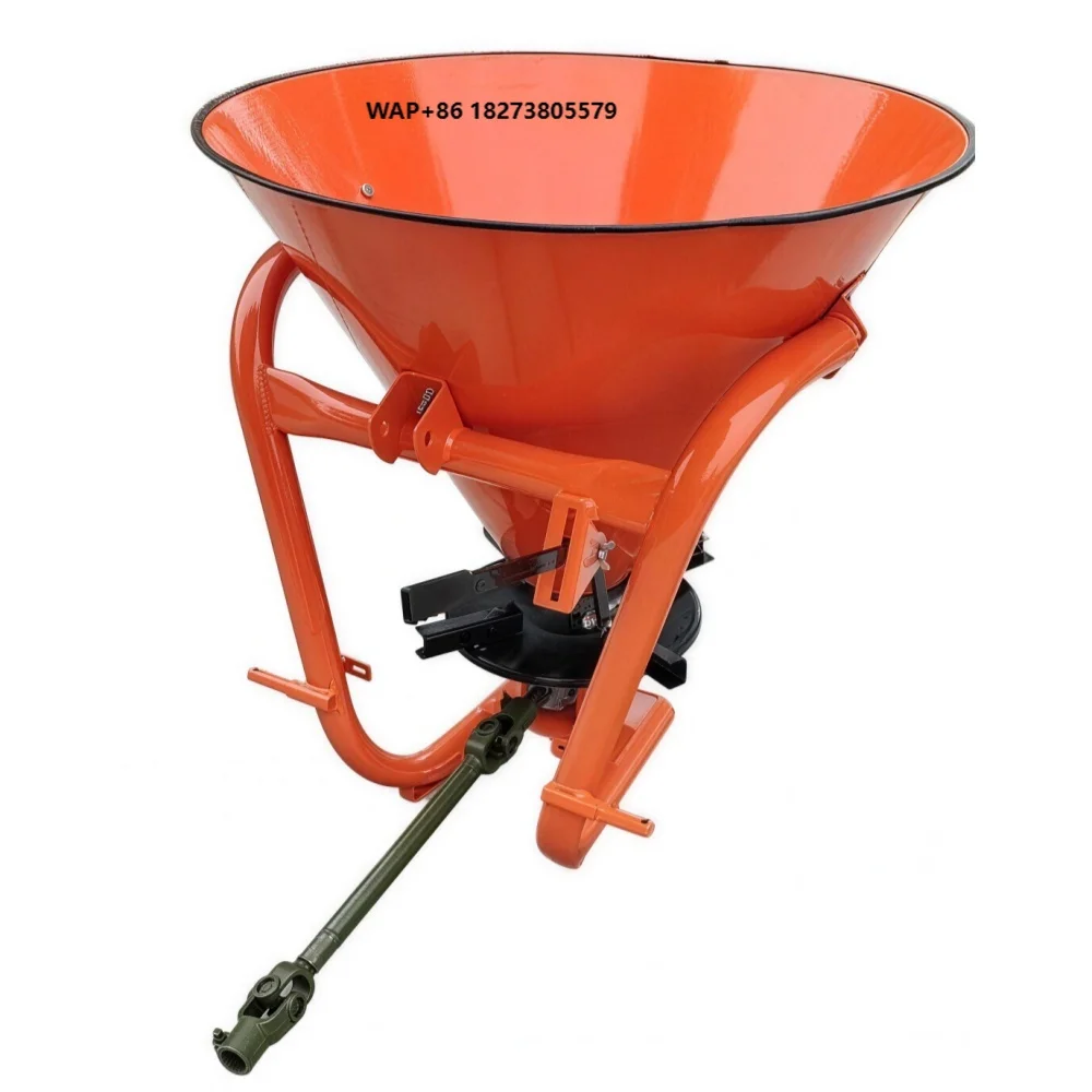Durable Cone Fertilizer Spreader Tractor Supporting Seed Spreading Equipment for Forage Sugarcane Potato Farm Agriculture