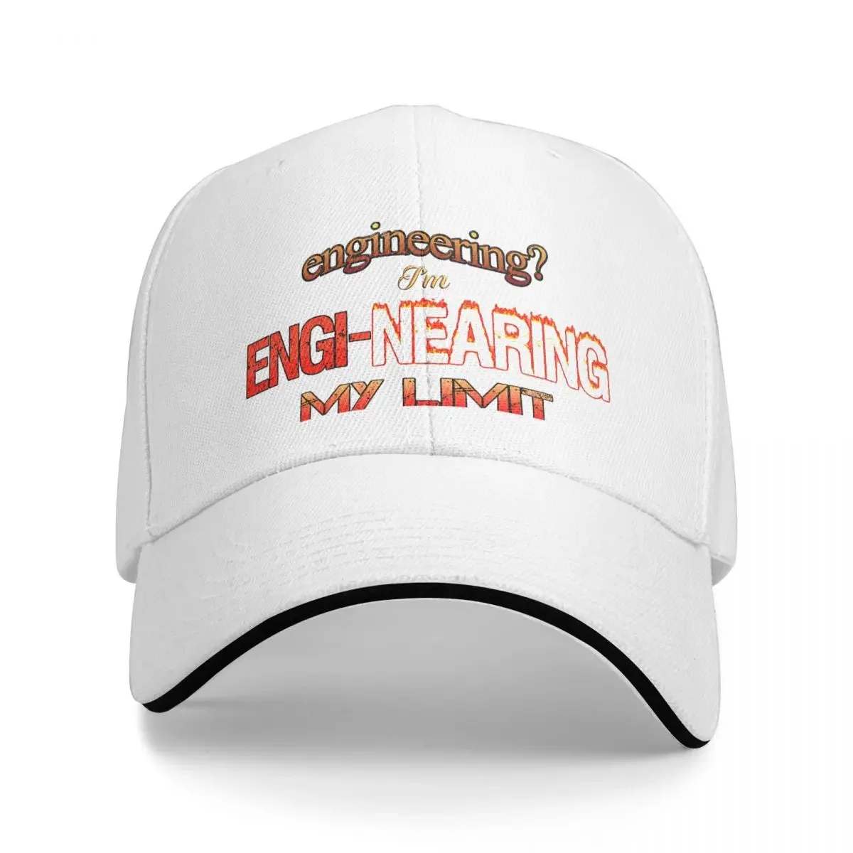 Engineering I'm Engi-nearing My Limit Engineer Windproof Cap Sun Visor Hip Hop Caps Cowboy Hat Peaked Hats