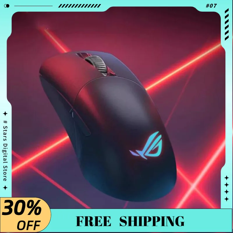 

Asus ROG AP E-sports Wireless Mouse Three-mode Lightweight RGB Photoelectric Ergonomic Design Long Battery Life Wired Gamer Mise