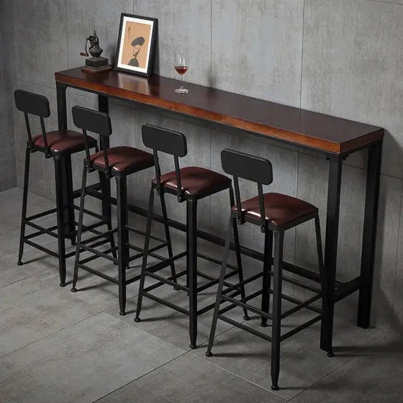 

Modern Nordic Bar Chairs Office Minimalist Outdoor High Dining Chair Luxury Designer Taburetes De Bar Home Furniture WXH15XP