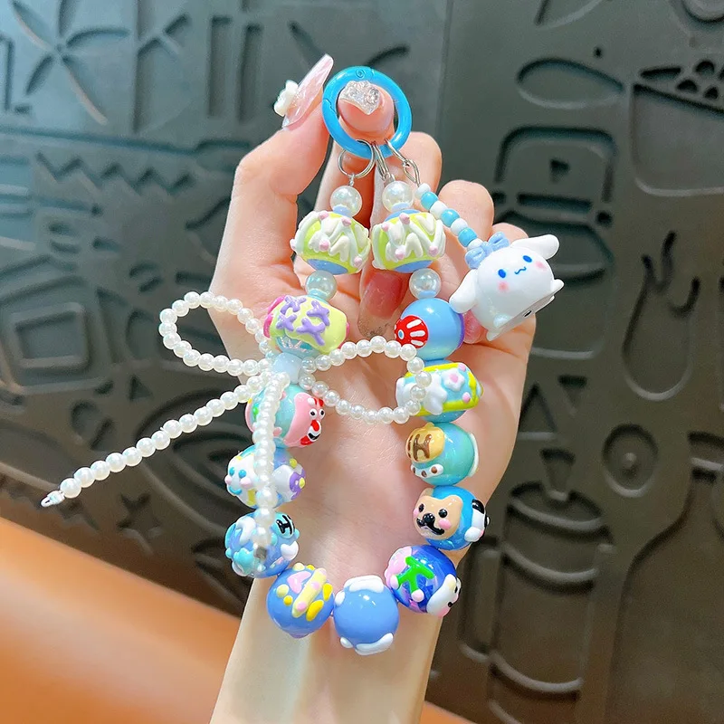 

Креативная цепочка для мобильного телефона Sanrio, милый анимационный брелок для собаки Yugui, подвеска в виде сумки Kulomi, модные аксессуары, изысканные подарки