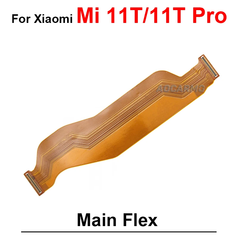 1Pcs For Xiaomi 11T Mi 11T Pro USB Charging Dock Charger Port Connection Main Board Flex Cable Repair Replacement Parts