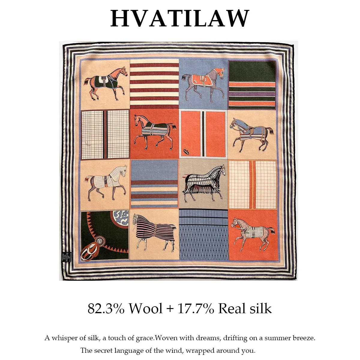 

Многофункциональный двусторонний шарф из 100% натурального шелка и шерсти, платок-хиджаб, квадратный шарф, пончо, шейный платок, головной платок