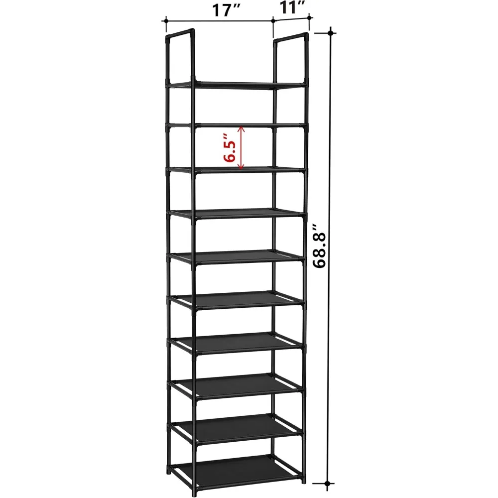 ที่เก็บรองเท้า 10 ชั้น แข็งแรง สำหรับรองเท้า 20-25 คู่